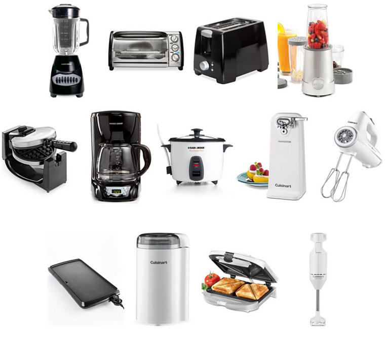 kitchen appliances list